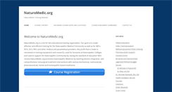 Desktop Screenshot of naturomedic.org